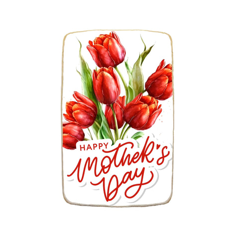 Mother's Day Rectangular Custom Cookies - Modern Bite