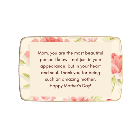Mother's Day Rectangular Custom Cookies - Modern Bite