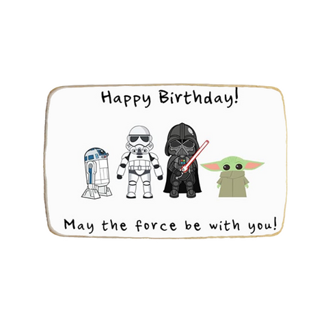 Star Wars Birthday Custom Cookies - Modern Bite