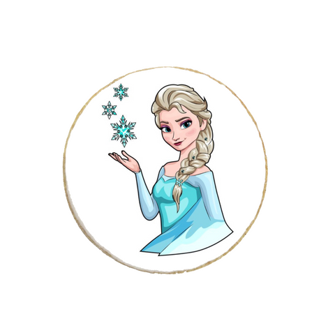 Frozen Themed Elsa Custom Cookies - Modern Bite