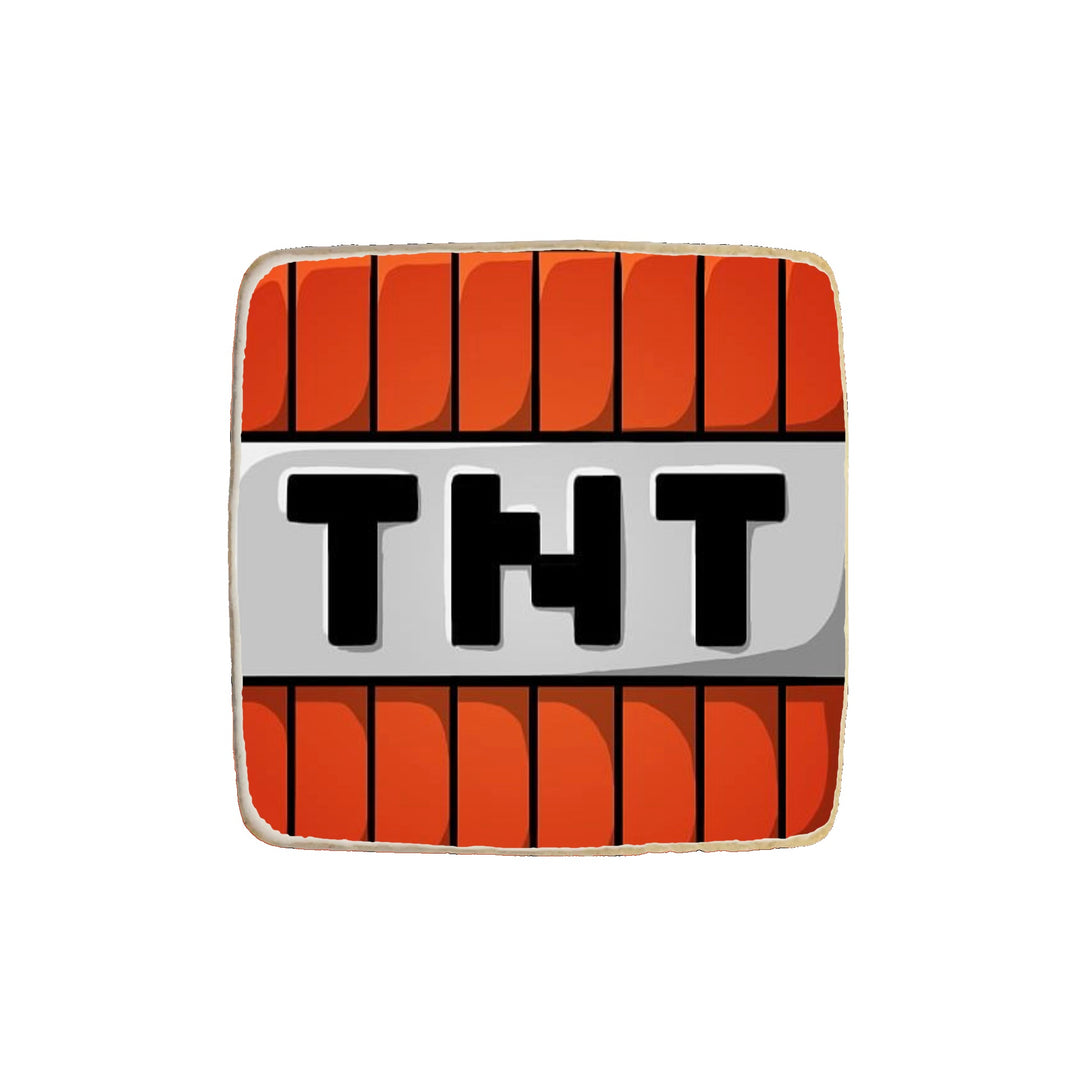 Minecraft Birthday Custom Cookies - Modern Bite