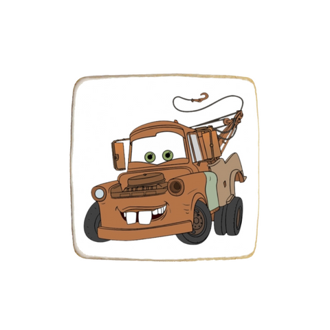 Cars Themed Birthday Custom Cookies