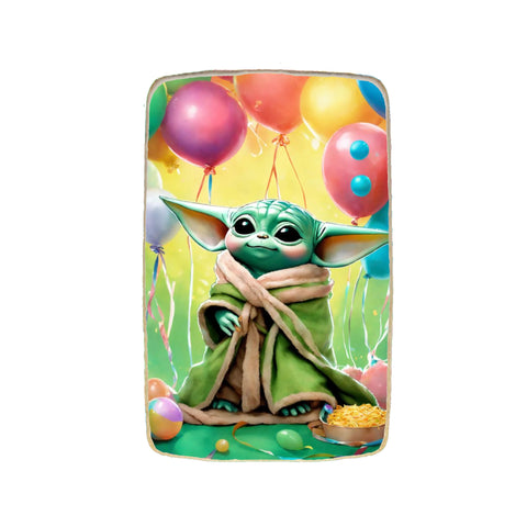 Star Wars Yoda Birthday Custom Cookies