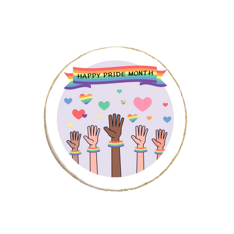 Happy Pride Month Themed Custom Cookies