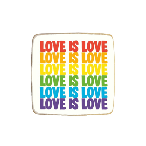 Love is Love Pride Month "Flag" Custom Cookies