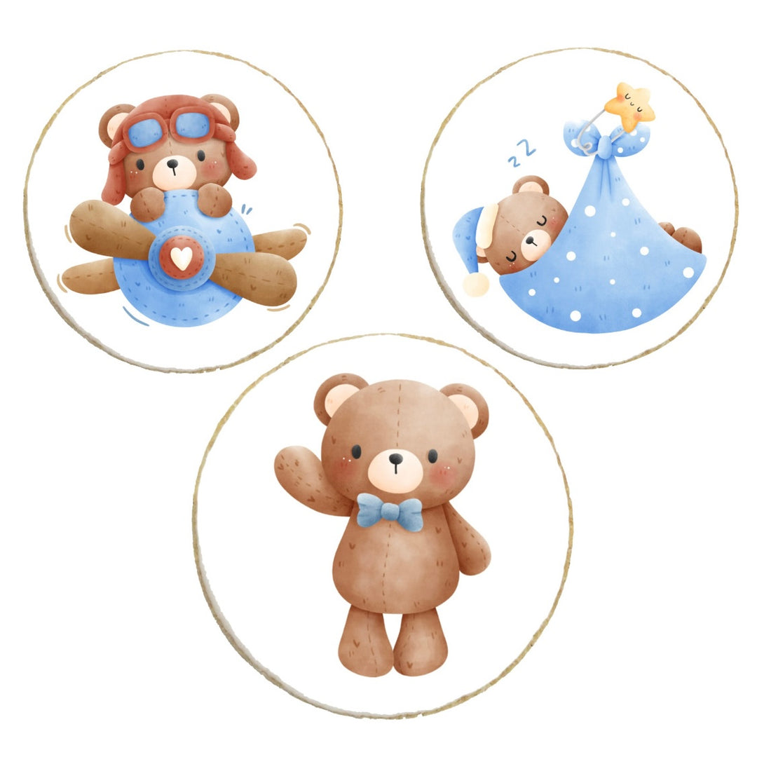 Boy Baby Shower Custom Cookies - Modern Bite