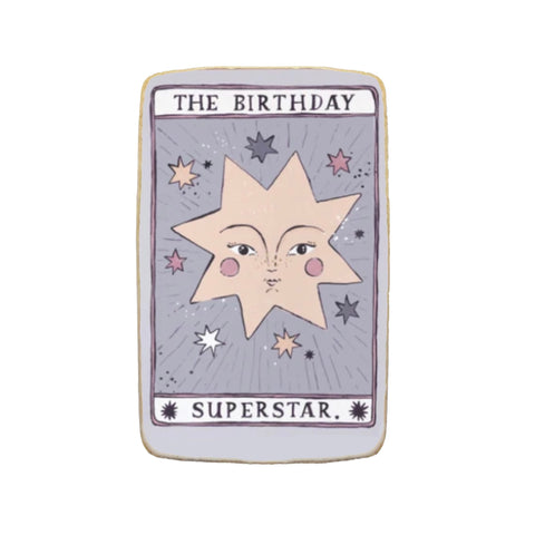 “Tarot” Themed Birthday Custom Cookies