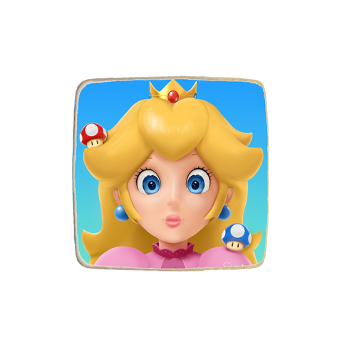 Super Mario Birthday Custom Cookies
