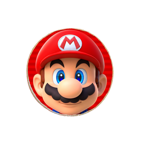 Super Mario Birthday Custom Cookies