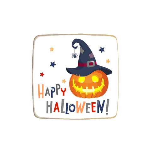 Happy Halloween “Witch Pumpkin” Custom Cookies