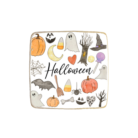 Halloween Square Custom Cookies