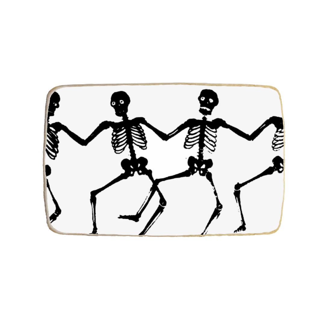 "Skeletons" Halloween Custom Cookies - Modern Bite