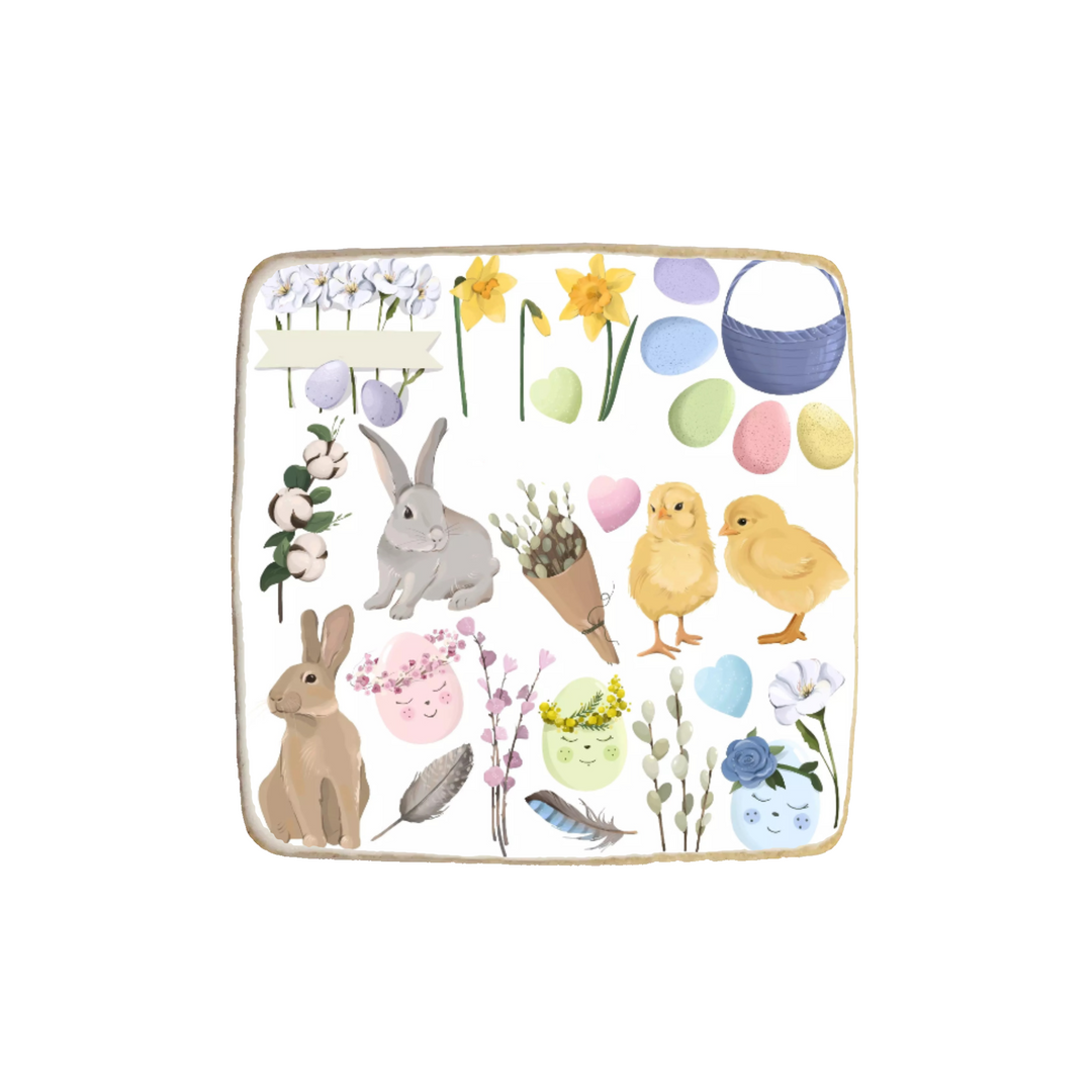 Easter Themed Custom Cookies