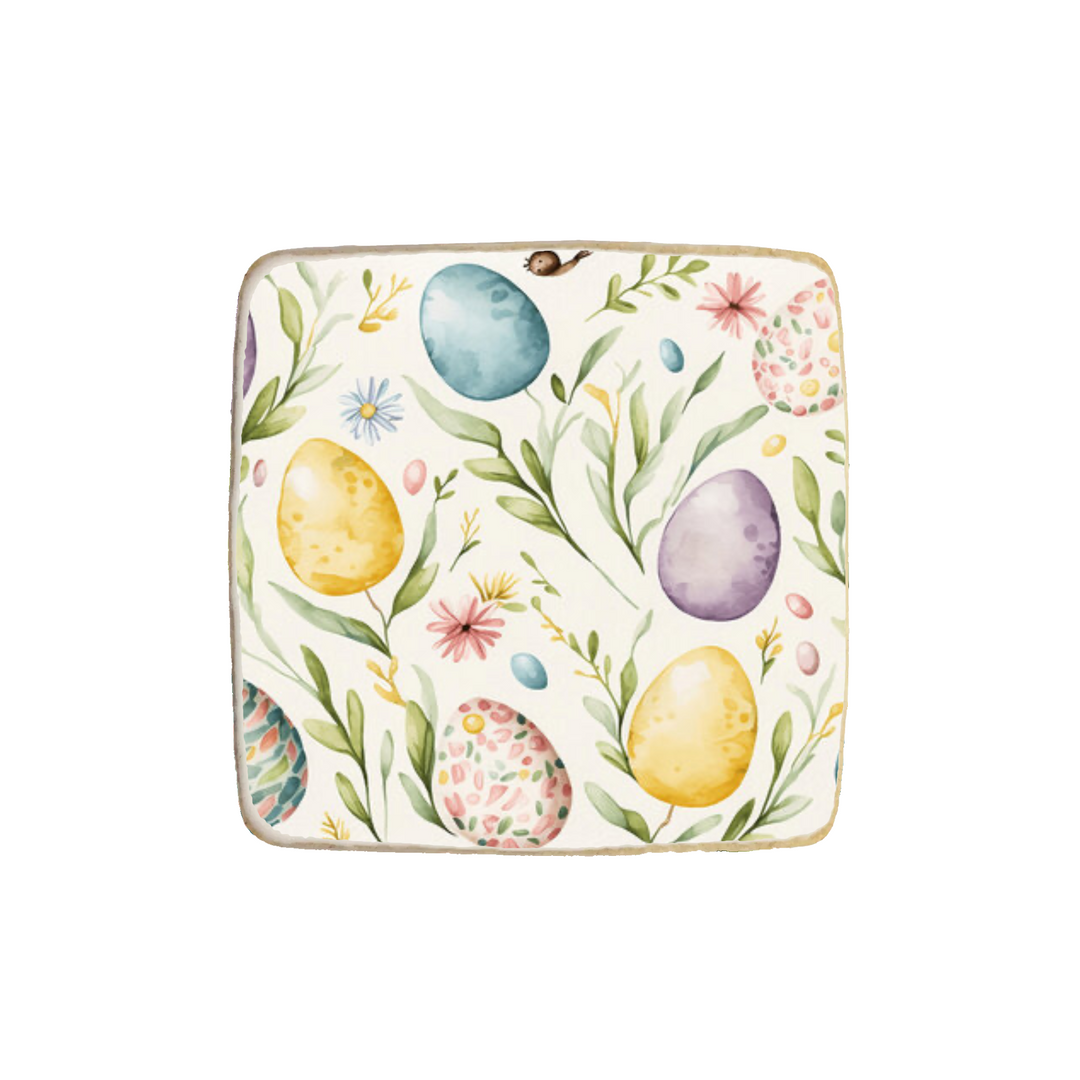 Easter "Eggs Pattern" Custom Cookies - Modern Bite