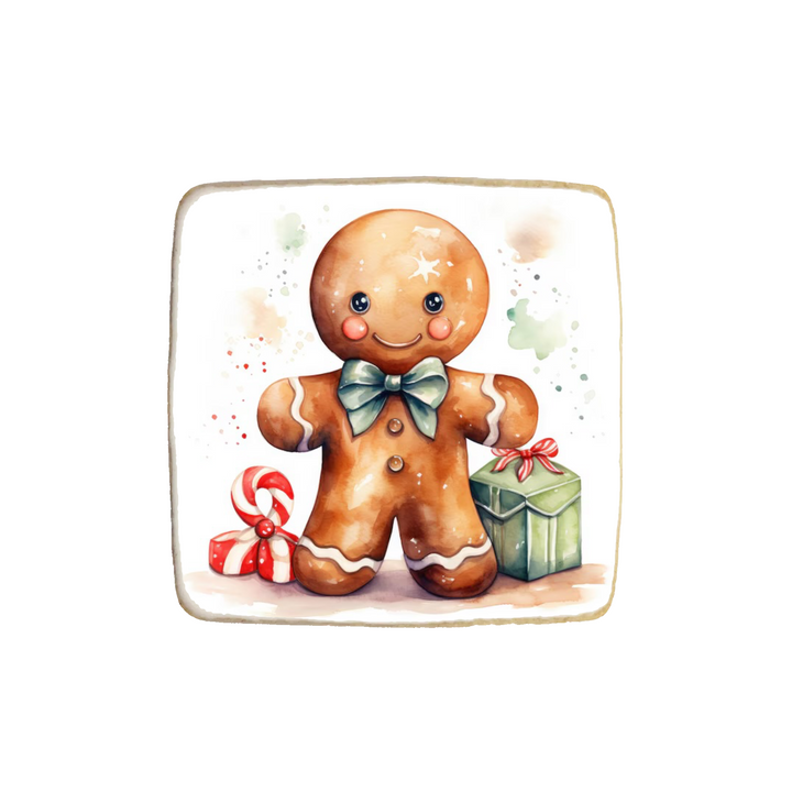 "Gingerbread Man" Christmas & New Year Custom Cookies
