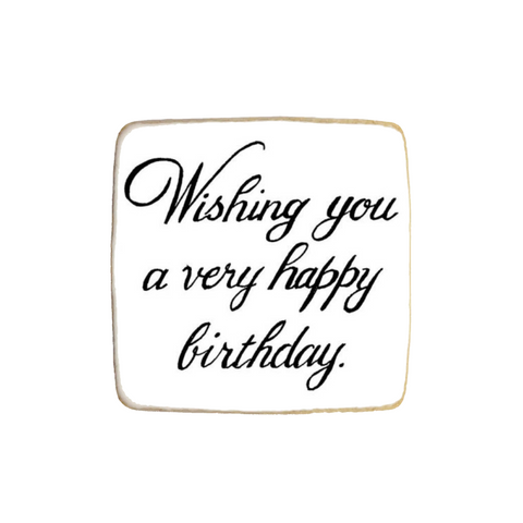 Birthday Wish Custom Cookies