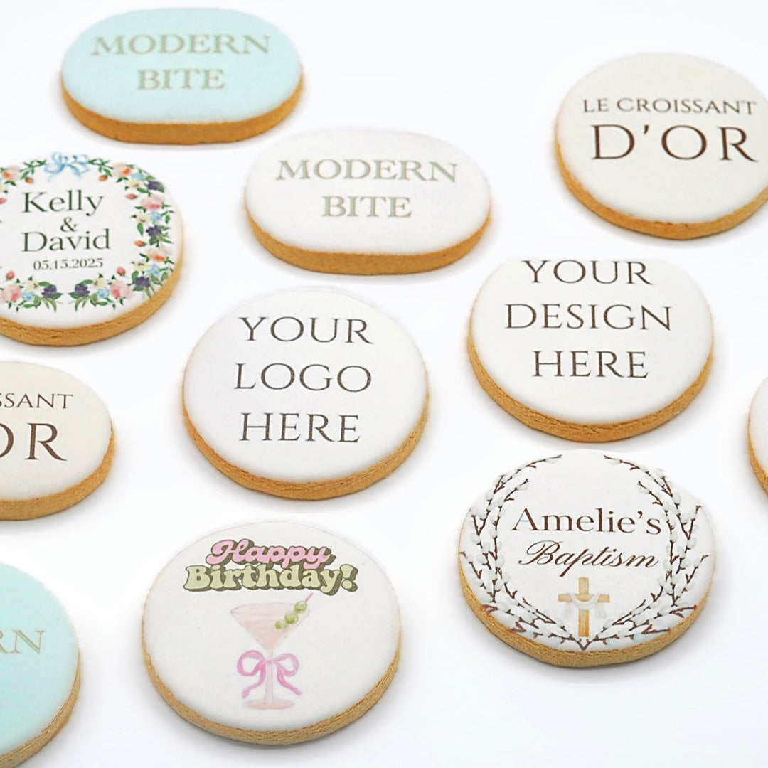 Custom LOGO Cookies | Upload Your Image - Modern Bite