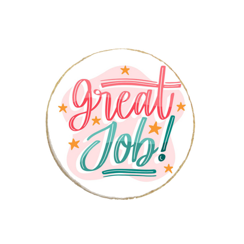 "Great Job" Custom Appreciation Cookies