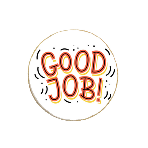 "Good Job" Custom Appreciation Cookies