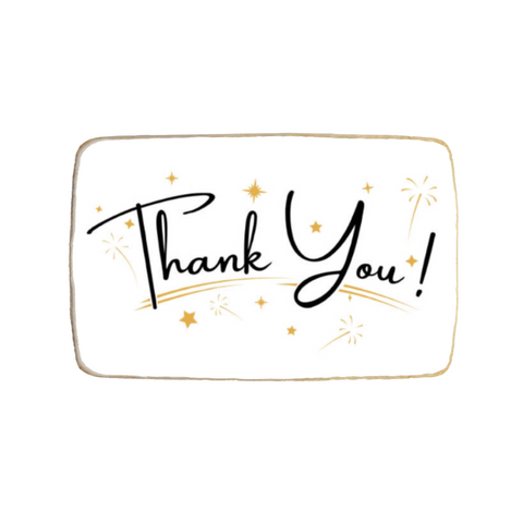 "Thank You!" Custom Appreciation Cookies