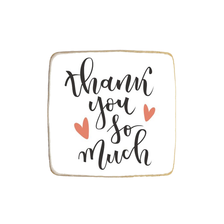 "Thank You So Much" Custom Appreciation Cookies - Modern Bite