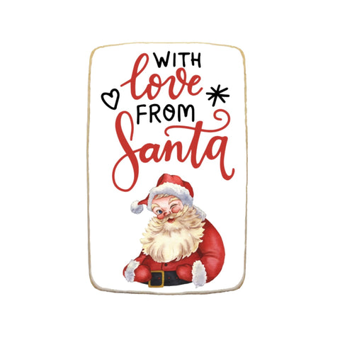 "From Santa" New Year & Christmas Custom Cookies