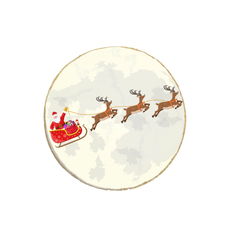 "Santa's Sleigh" Christmas & New Year Custom Cookies