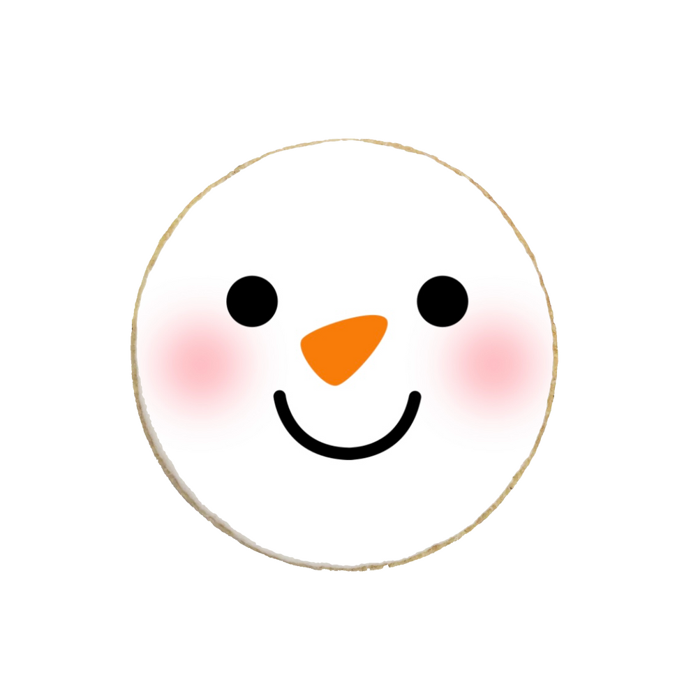 "Snowman" Christmas & New Year Custom Cookies - Modern Bite