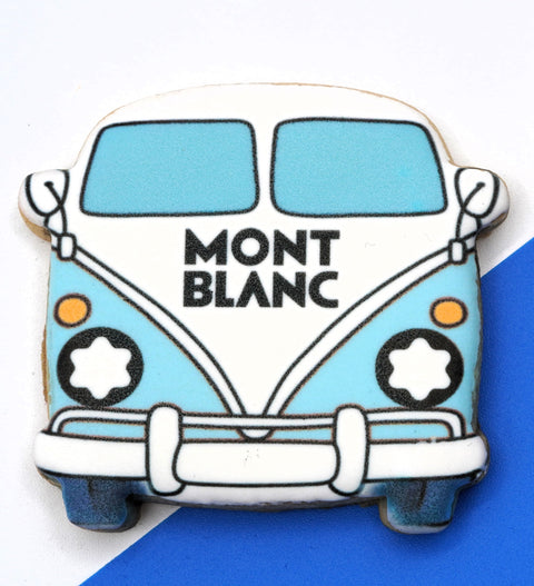 W Bus Cookies With Custom Logo - Modern Bite