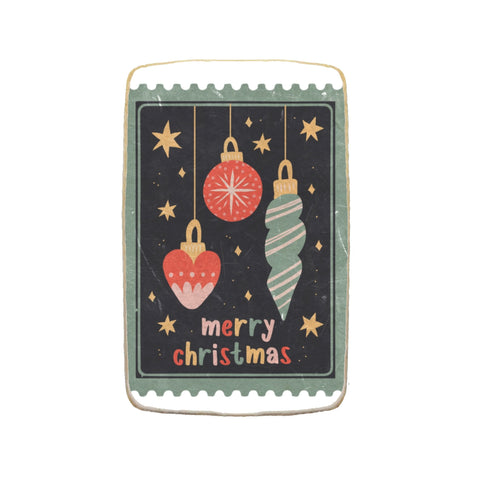 "Stamp" Christmas Custom Cookies