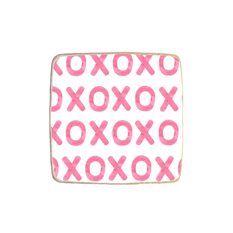 “XO” Valentine's Day Custom Cookies