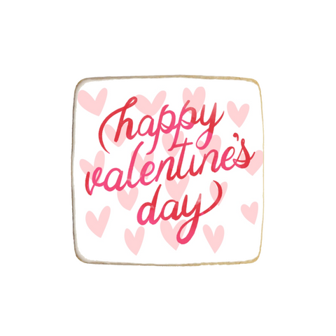 “Happy Valentine’s Day” Custom Cookies