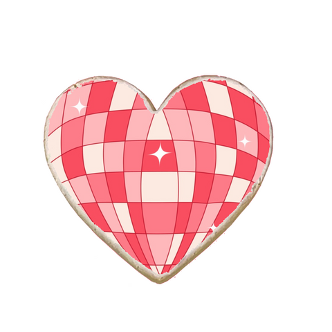 “Disco Ball” Valentine's Day Custom Cookies