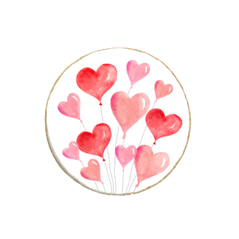 “Hearts” Valentine's Day Custom Cookies
