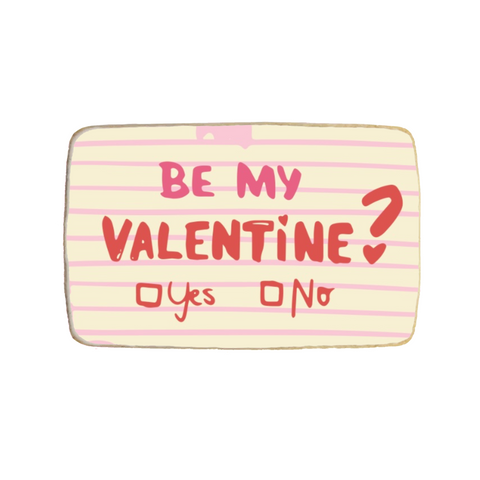 “Be My Valentine” Valentine's Day Custom Cookies