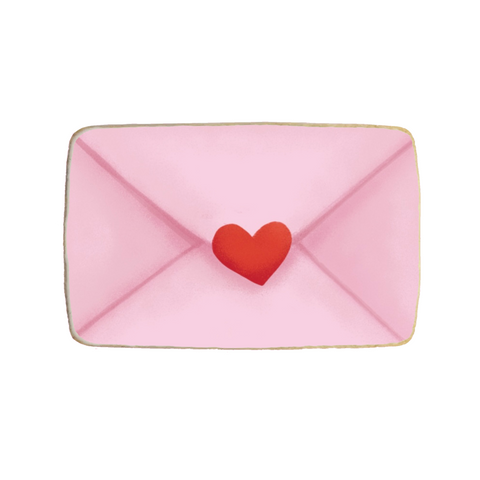“Love Letter” Valentine's Day Custom Cookies