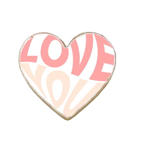 “Love You” Valentine's Day Custom Cookies