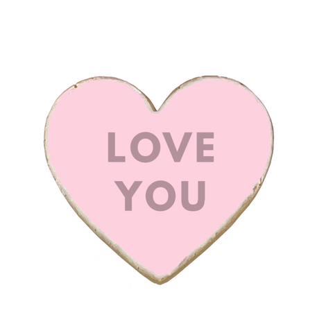 “Love You” Valentine's Day Custom Cookies