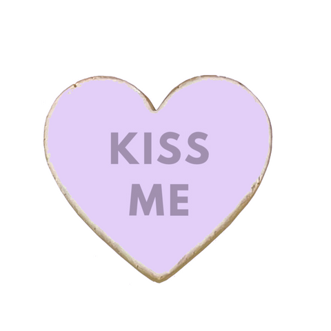 “Kiss Me” Valentine's Day Custom Cookies