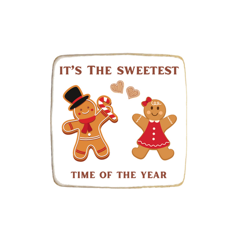 "Sweetest Time" Christmas Holiday Custom Cookies