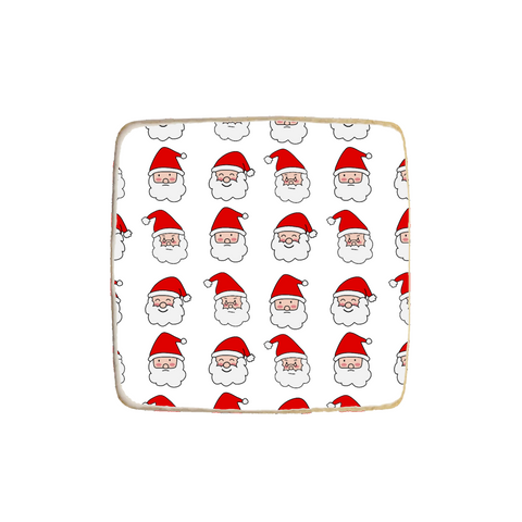 "Santa Pattern" Christmas & New Year Custom Cookies