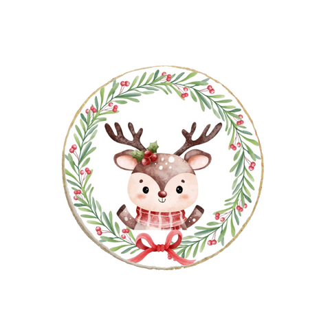 "Reindeer" Christmas & New Year Custom Cookies