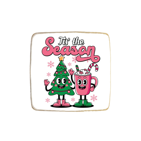 "Tis The Season" Christmas & New Year Custom Cookies