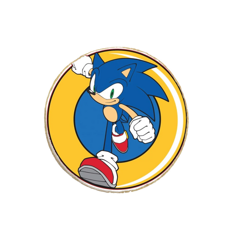 Sonic Cartoon Birthday Custom Cookies