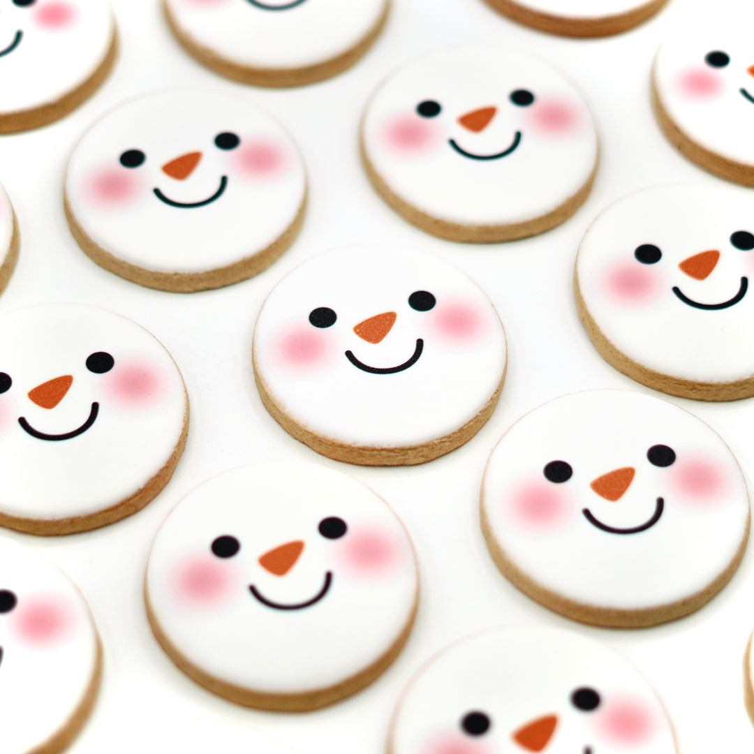 "Snowman" Christmas & New Year Custom Cookies - Modern Bite