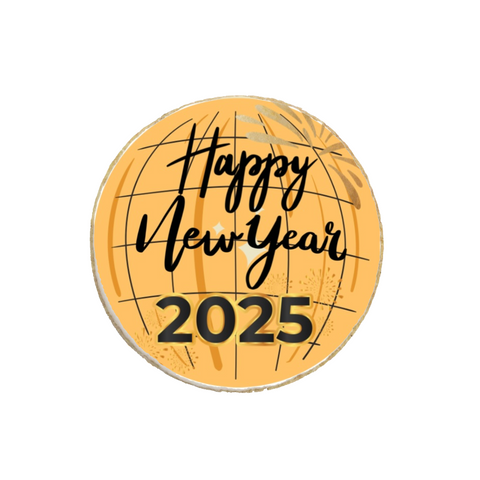 "Disco 2025" New Year Custom Cookies
