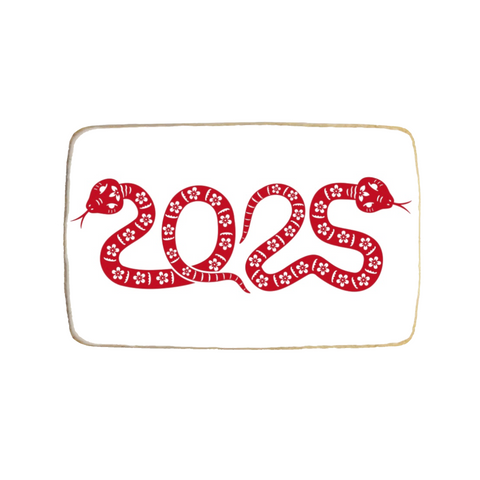 "2025" Chinese New Year Custom Cookies