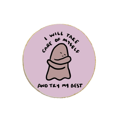 "Take Care of Myself" Valentine's Day Custom Cookies