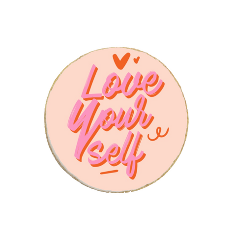 "Love Yourself" Custom Cookies