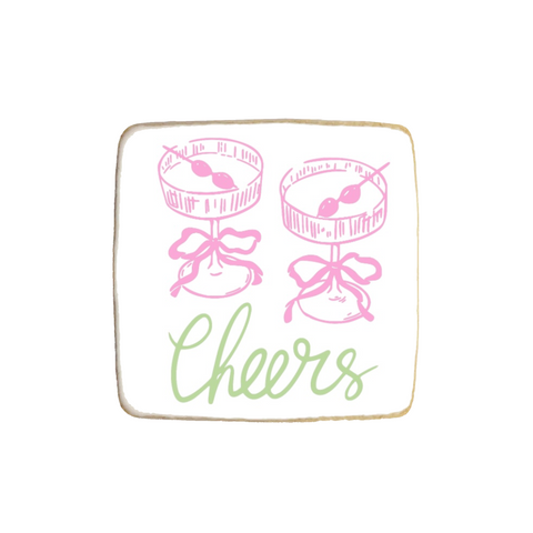 "Tini Bit Older" Martini Themed Custom Cookies